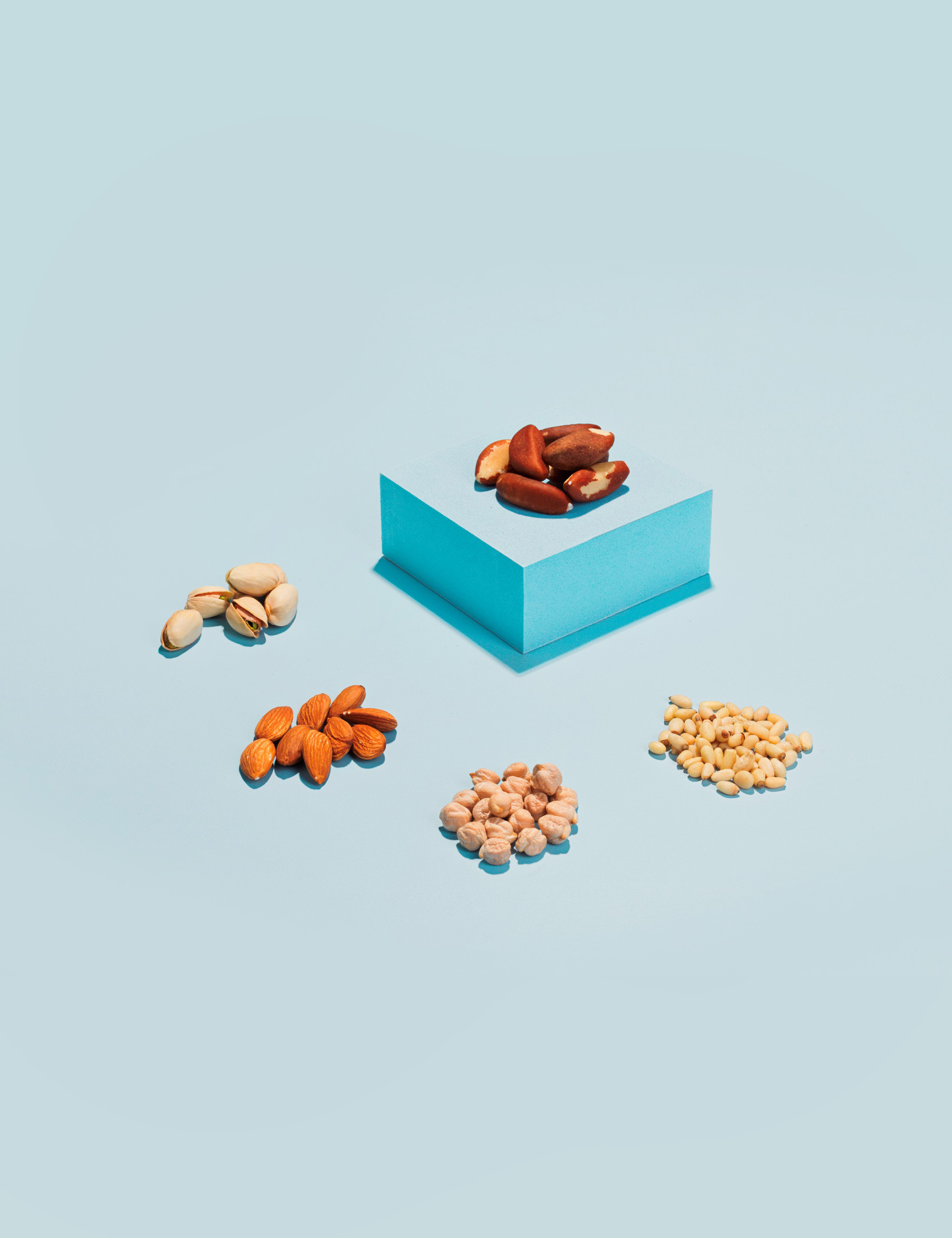 Nuts containing macro mineral phosphorus