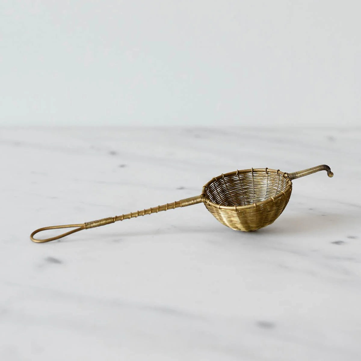 Woven Brass | Small Tea Strainer
