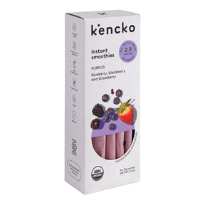 Kencko Purples Organic Instant Fruit & Veggie Smoothies 4pk