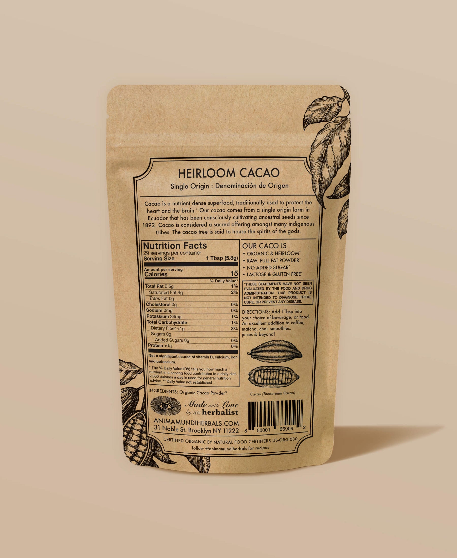Heirloom Cacao | Ancestral Seeds