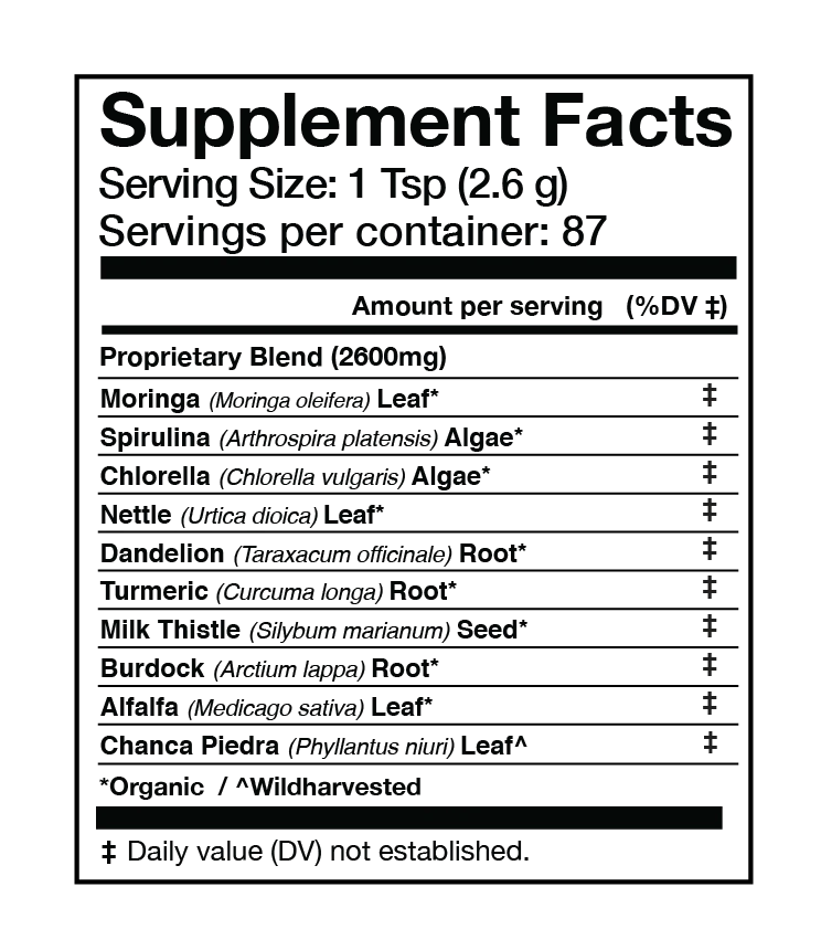 Liver Vitality Greens | Daily Cleanser