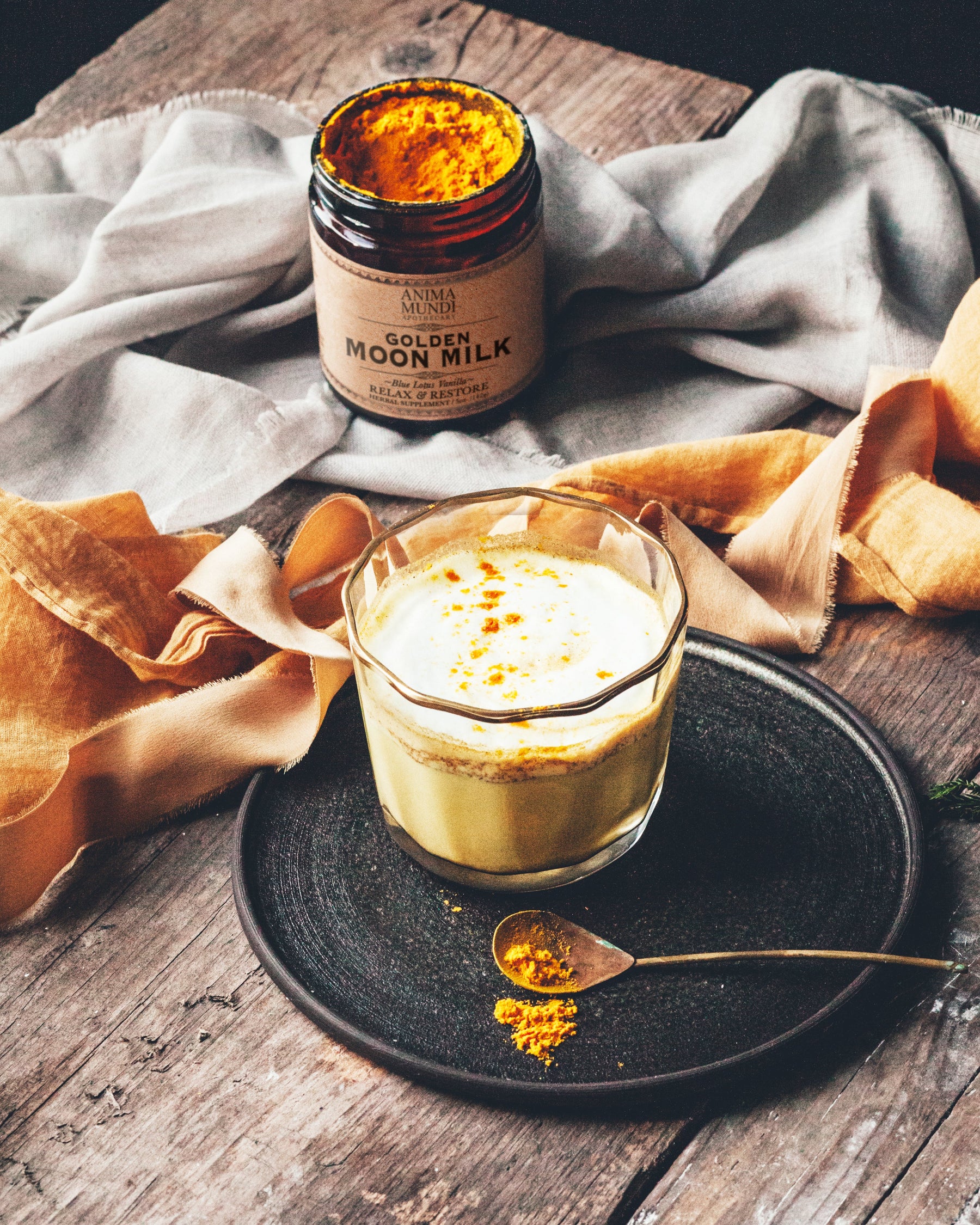 Golden Moon Milk | Blue Lotus Vanilla