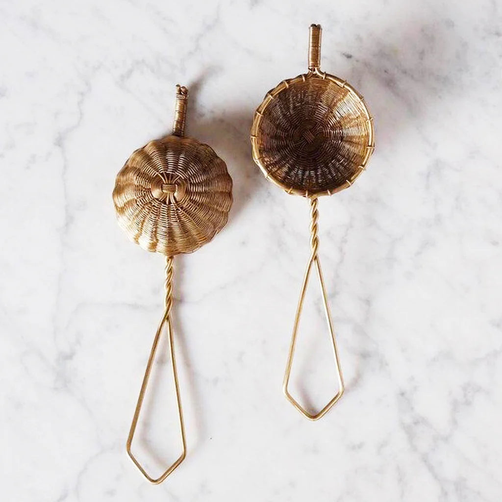 WOVEN BRASS | Small Tea Strainer